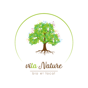 Bérénice C Graphiste Inhographiste Webdesigner Artiste Créatrice PAO Logotype - Logo Vita Nature